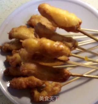 Crispy Chicken Skewers recipe