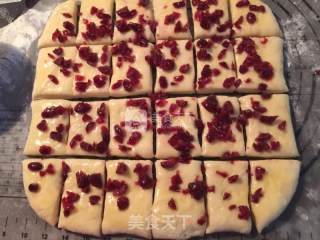 #aca烤明星大赛#condensed Milk Cranberry Shredded Bag recipe