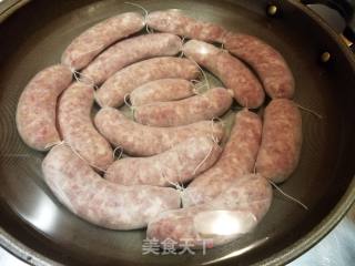 Crispy Sausage with Black Pepper Flavor recipe