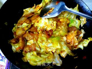 #御寒美食#cabbage Pork Belly recipe