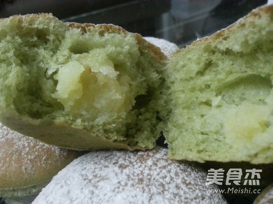Matcha Potato Salty Bread recipe