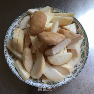 Fried Pleurotus Eryngii and Green Pepper recipe