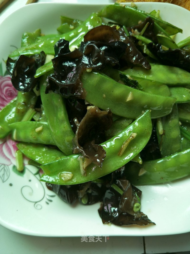 Garlic Snow Peas recipe