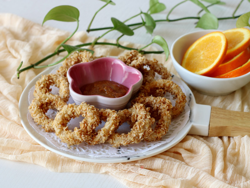 Crispy Cereal Squid Rings recipe