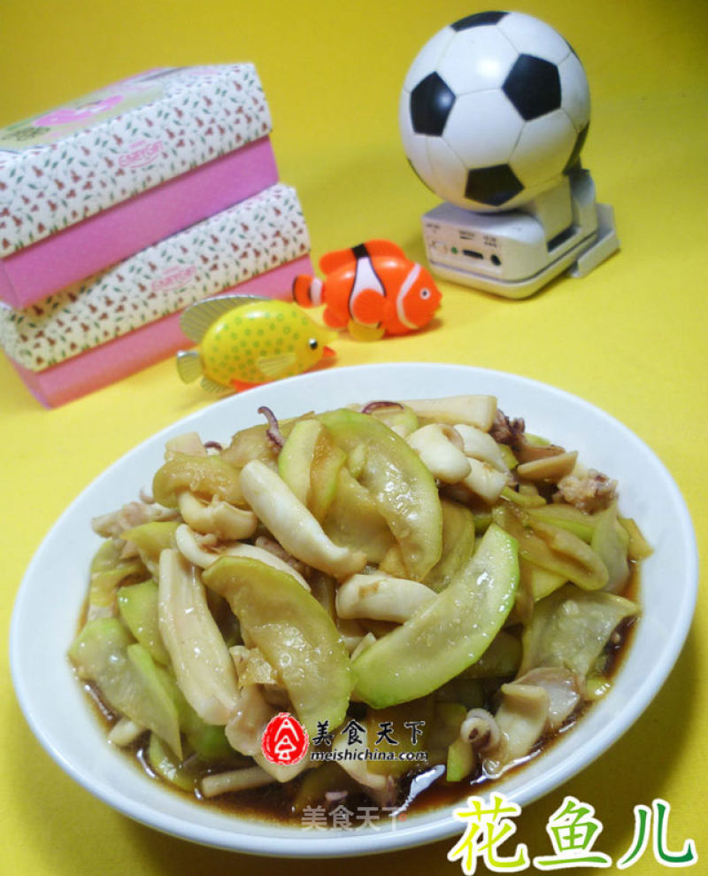 Squid Fried Night Blossom recipe