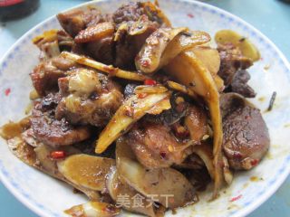 Fried Duck with Ginger recipe