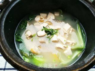 Fish Fin Tofu Soup recipe