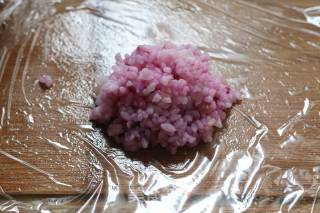 Purple Sweet Potato Rice Ball recipe