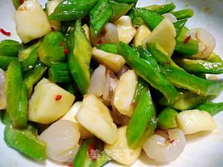 Apple, Lychee, Pickled Bitter Gourd recipe