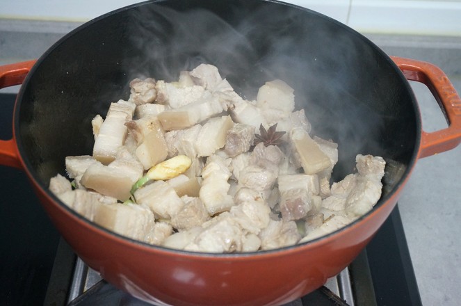Braised Pork Belly with Bamboo Shoots recipe