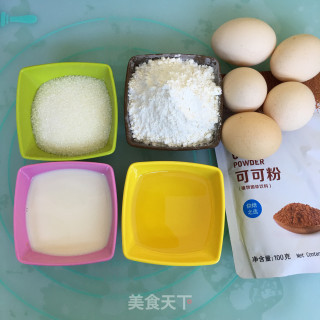 #四session Baking Contest and is Love to Eat Festival#two-color Chiffon Cake recipe