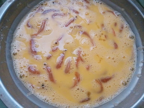 River Prawn Omelette recipe