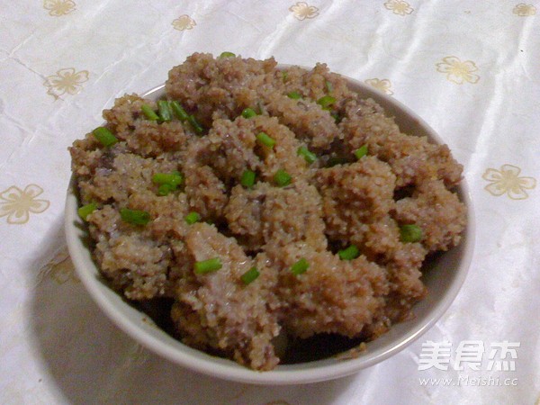 Steamed Pork with Shrimp Paste recipe