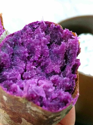 Roasted Purple Sweet Potato in Casserole