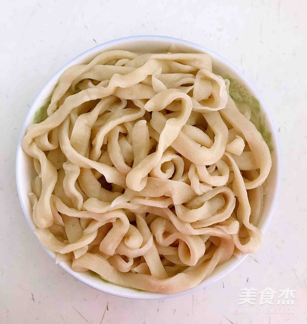 Spicy Minced Pork Hand Rolled Noodles recipe