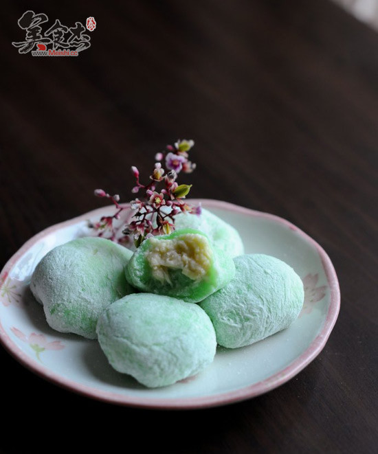 Pandan Ice Skin Durian recipe