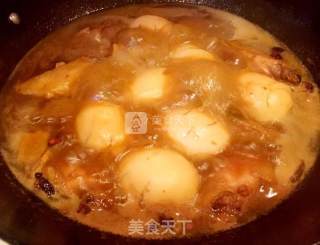 Braised Chicken Wings and Eggs recipe