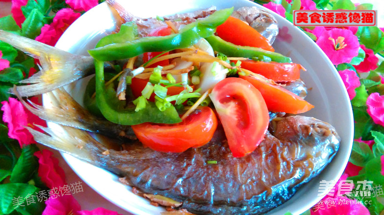 Braised Golden Pomfret recipe