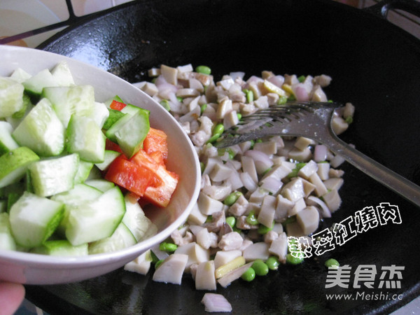 Fried Corn Noodles recipe