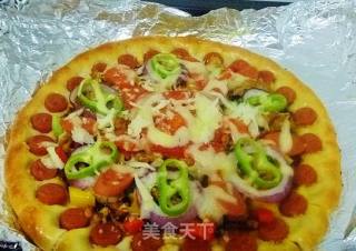 [diy Orleans Roast Pizza] Delicious Combinations---sweet Potato Lace Tenderloin Pizza recipe