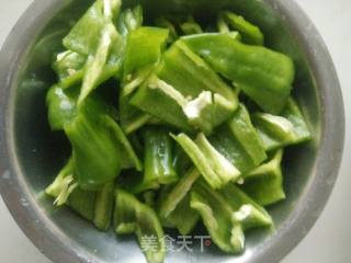 Stir-fried Ham Sausage with Green Peppers recipe