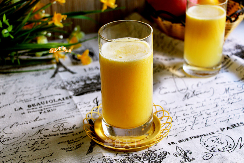 #trust之美#fresh Orange Apple Juice recipe