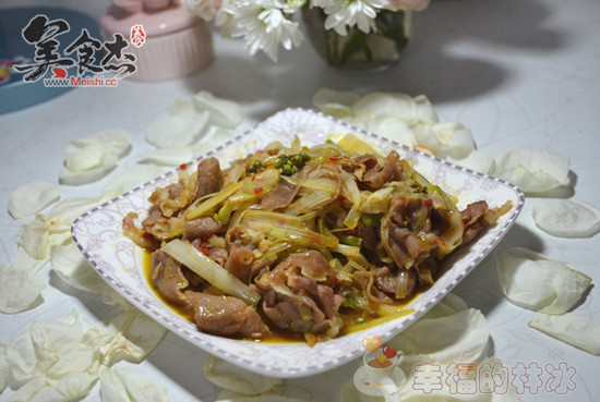 Stir-fried Lamb with Scallions recipe