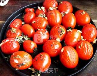 Roasted Tomatoes with Basil Garlic recipe