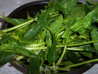 Spicy Garlic Spinach Dumpling recipe