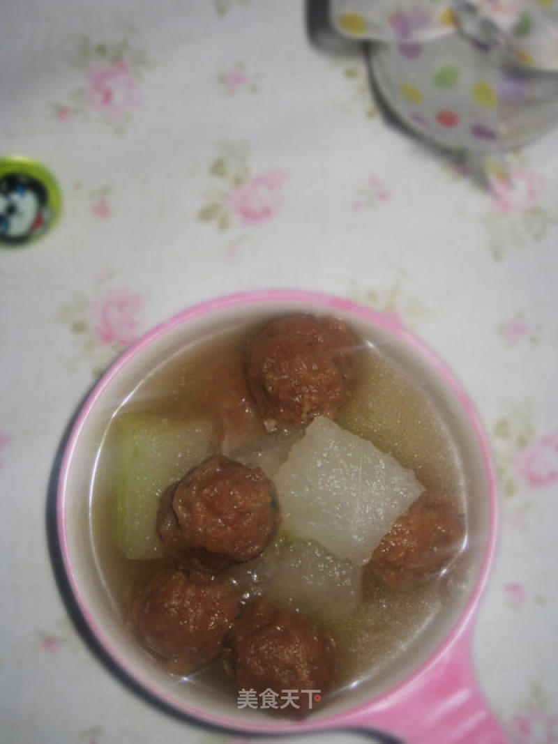 Winter Melon Meatball Soup recipe