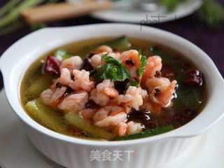 Shrimp with Hibiscus recipe