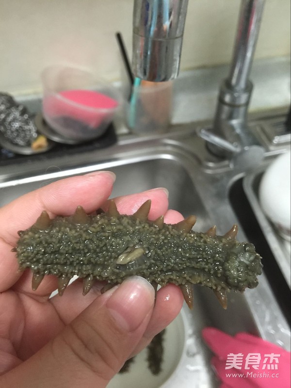 Soaked Dried Sea Cucumber recipe
