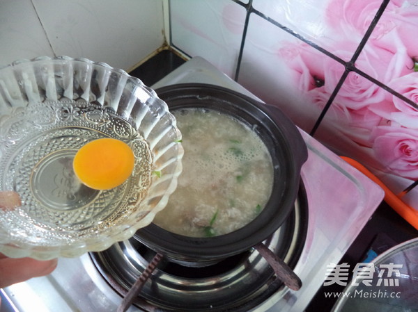 Nest Egg Beef Porridge recipe