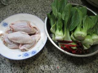 Braised Medium Fin with Green Vegetables recipe