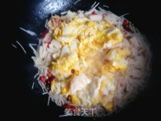 #团圆饭# Scrambled Eggs with Mushroom recipe