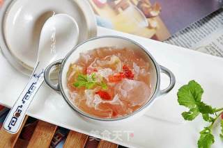 Radish and Rock Sugar Tremella Soup recipe