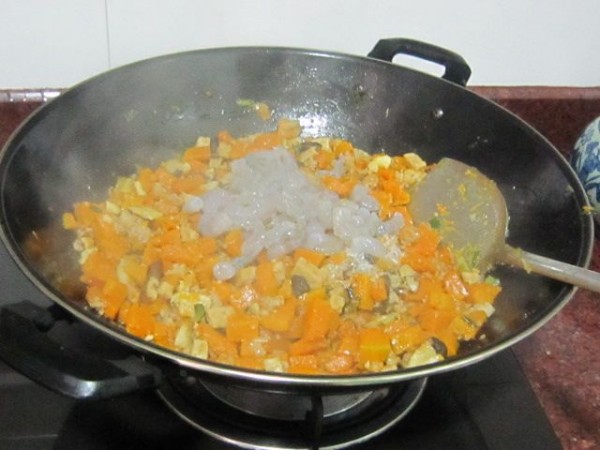 Pumpkin Fried Rice recipe
