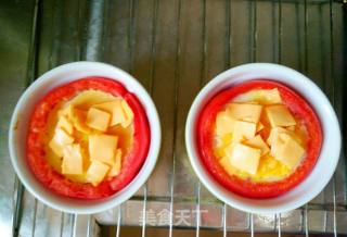Baked Eggs with Cheese and Tomatoes recipe