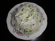 Radish Mixed with Lansi recipe