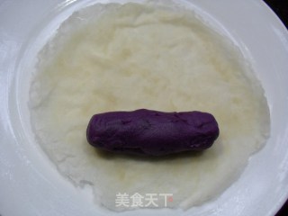 Purple Sweet Potato Spring Roll recipe