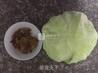 Fried Shredded Cabbage with Oil Residue recipe