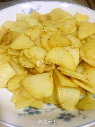 Cumin Potato Chips recipe