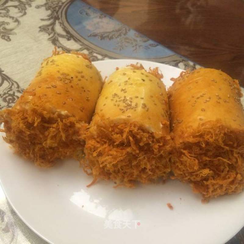 # Fourth Baking Contest and is Love to Eat Festival# Meat Floss Bread recipe