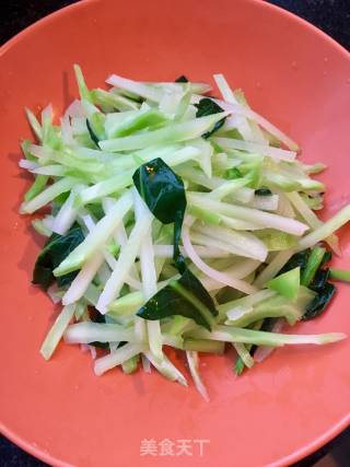 Broccoli Stalks with Minced Garlic recipe