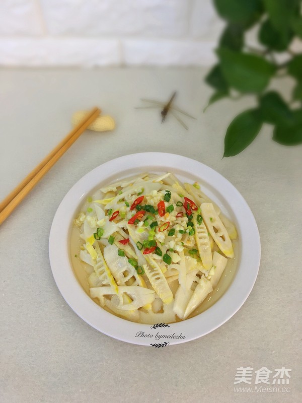 Oil Splashing Bamboo Shoots recipe