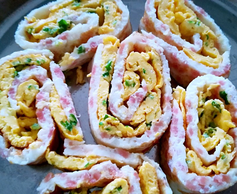 Two-color Egg Rolls recipe