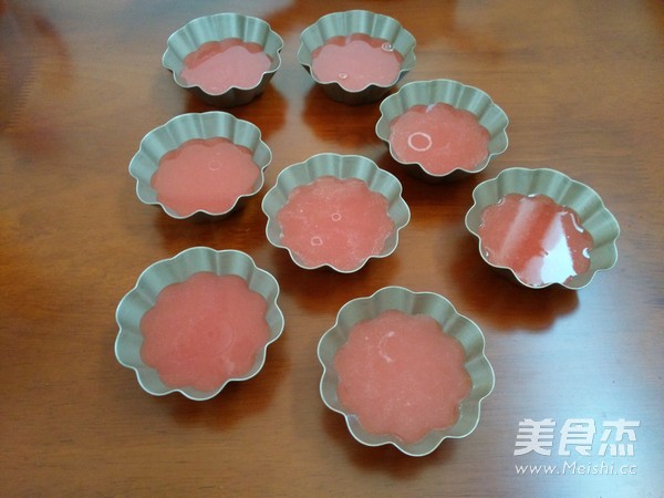 Watermelon Milk Jelly recipe