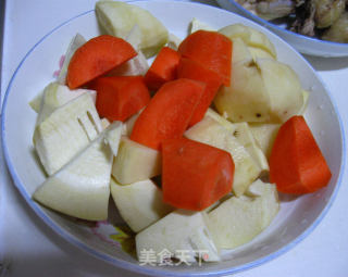 Roasted Chicken Nuggets with Bamboo Shoots and Potatoes recipe