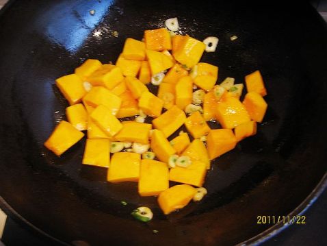 Microwave Pumpkin in Oyster Sauce recipe