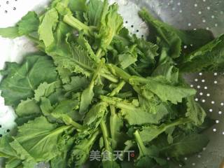 Stir-fried Shrimp Skins with Rape Moss recipe